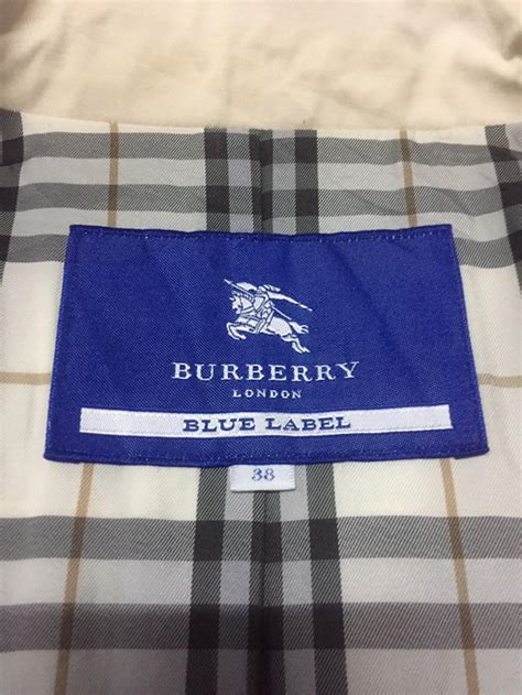 burberry london blue tag|burberry coat hanging tag.